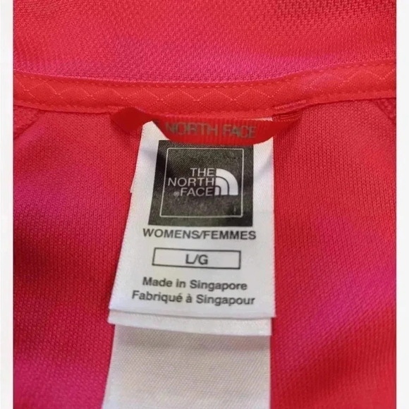The North Face 1/4 Zip Coral Pullover Sweater Size Large - Picture 7 of 8